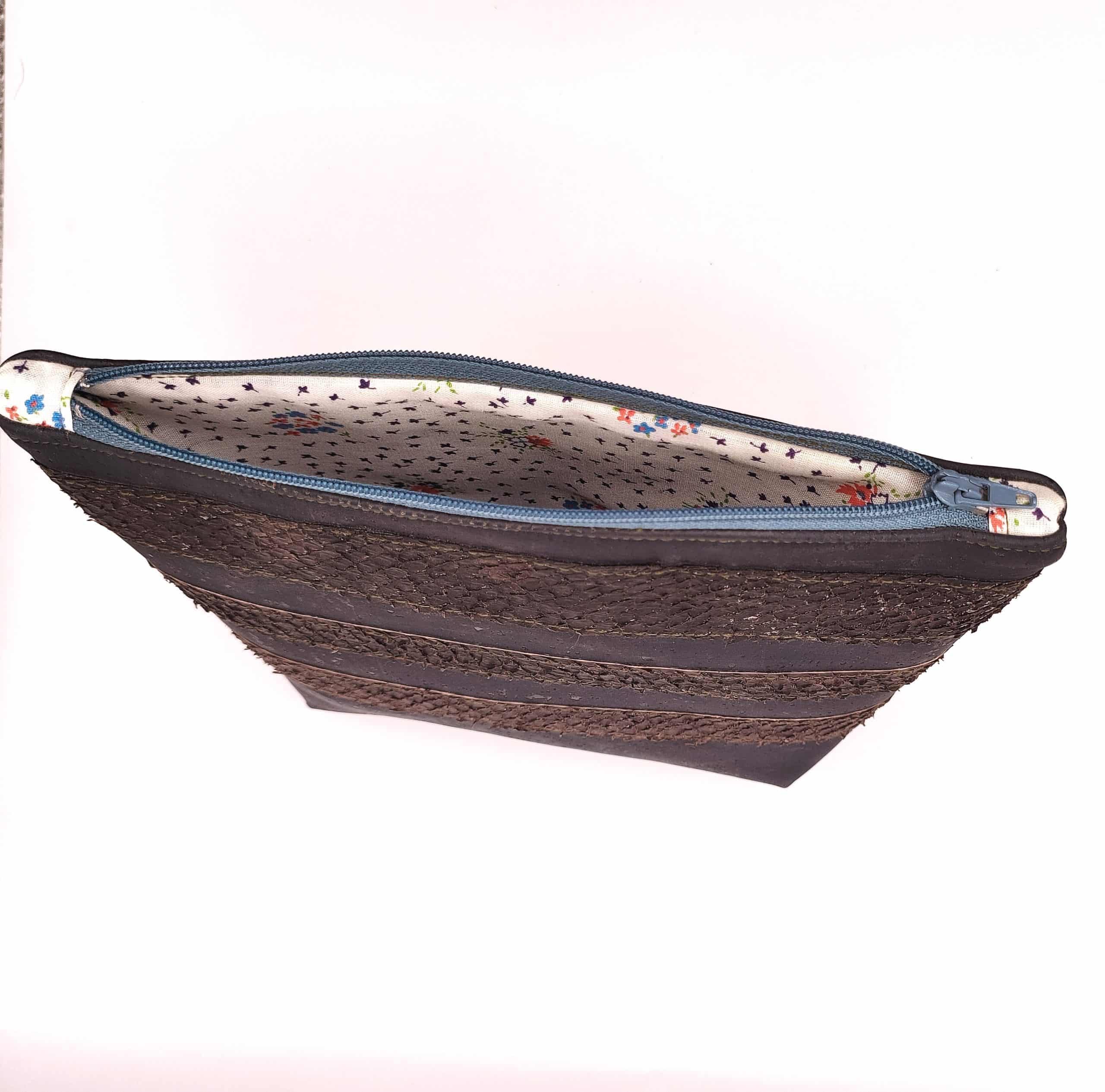 Grande trousse en cuir de poisson – Image 3