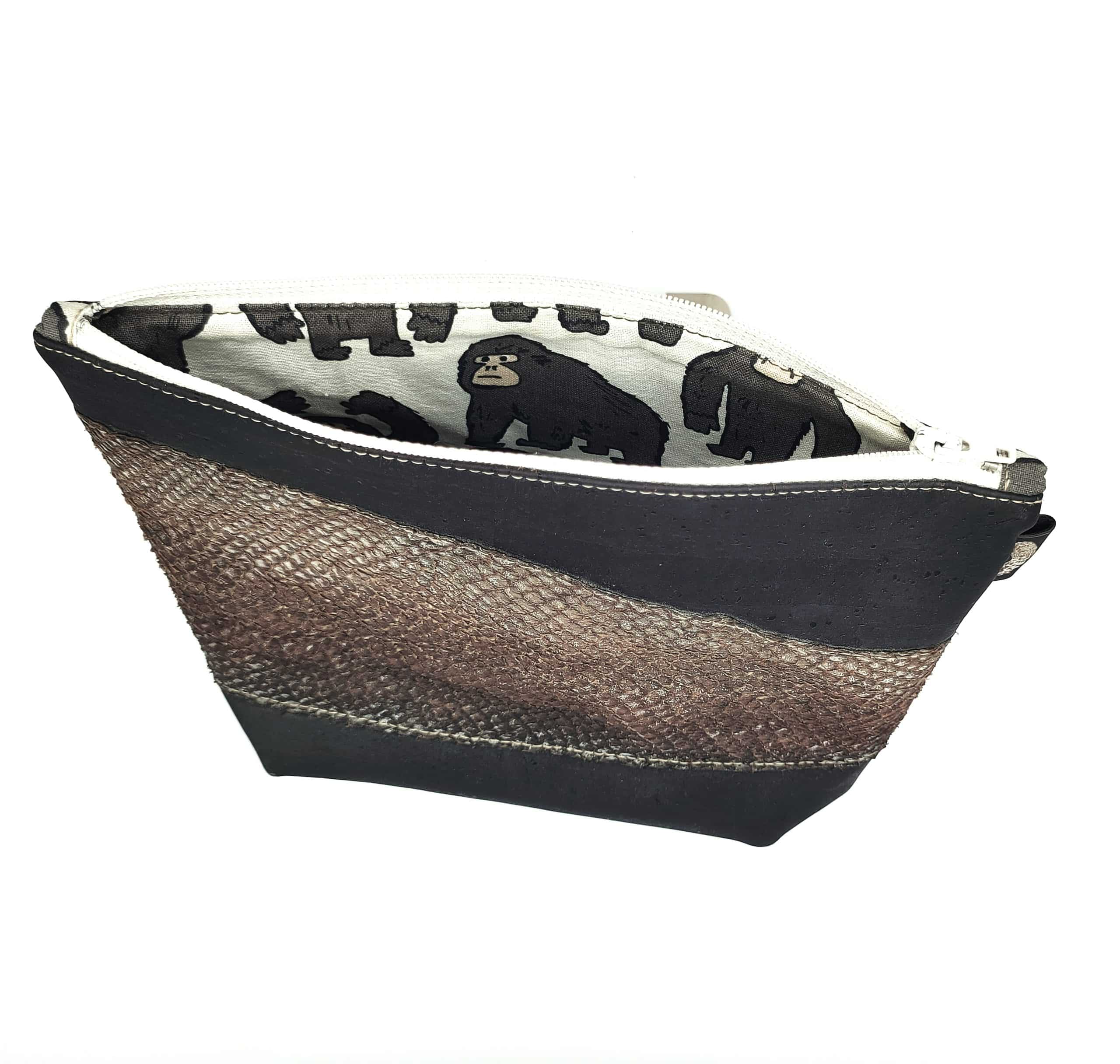 Grande trousse en cuir de poisson – Image 3