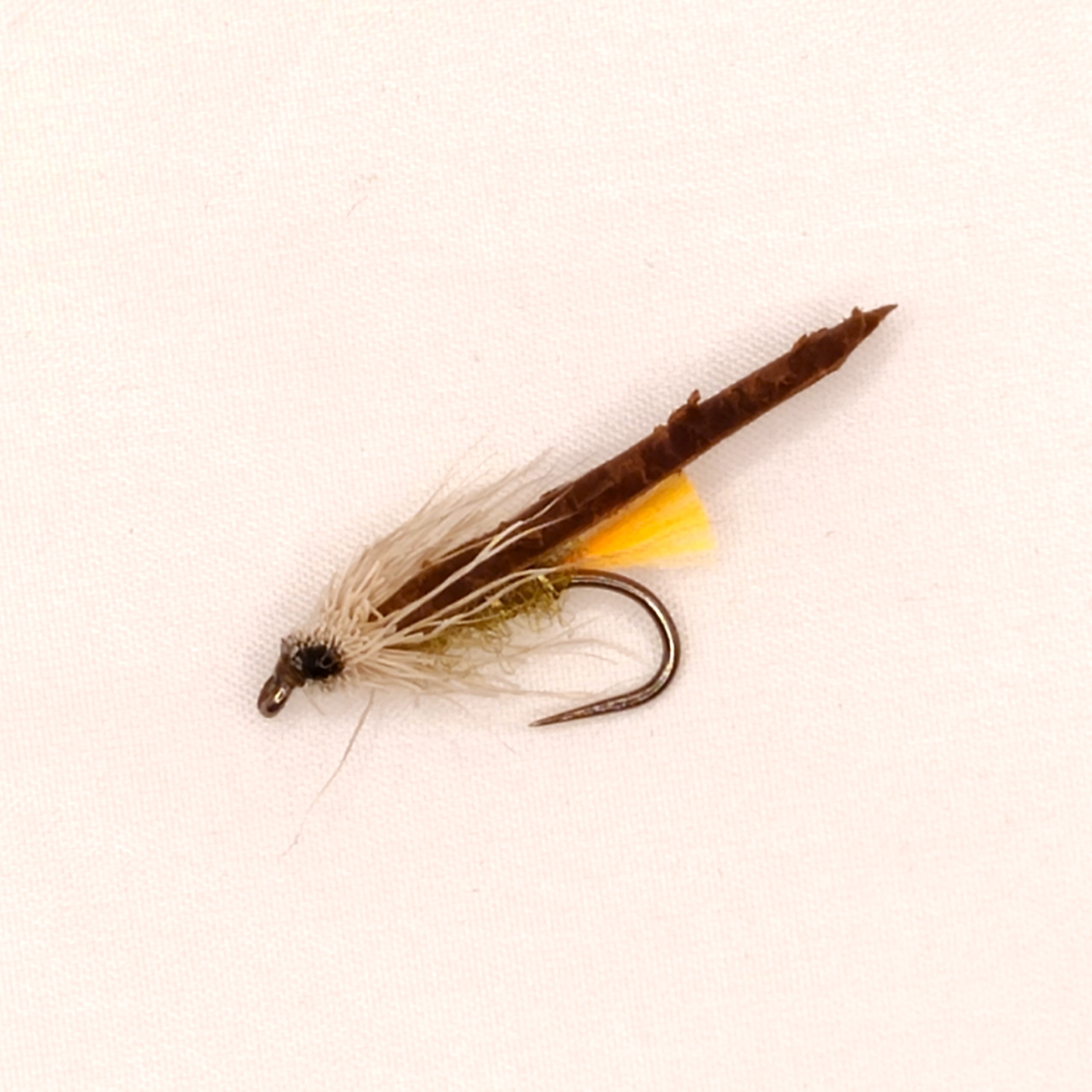 Mouche en cuir de truite